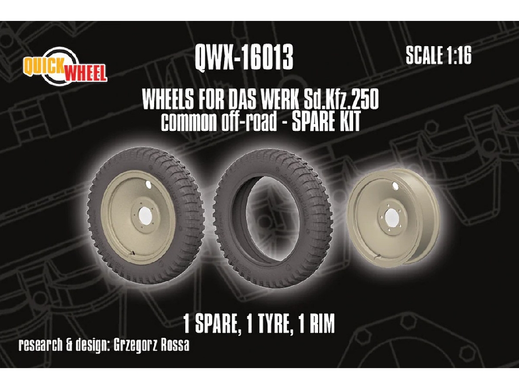 Sd.Kfz. 250 Common Off-road Spare Kit (For Das Werk Kits) - zdjęcie 1