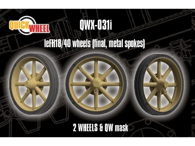 Lefh 18/40 - Wheels (Final, Metal Spokes) - zdjęcie 1