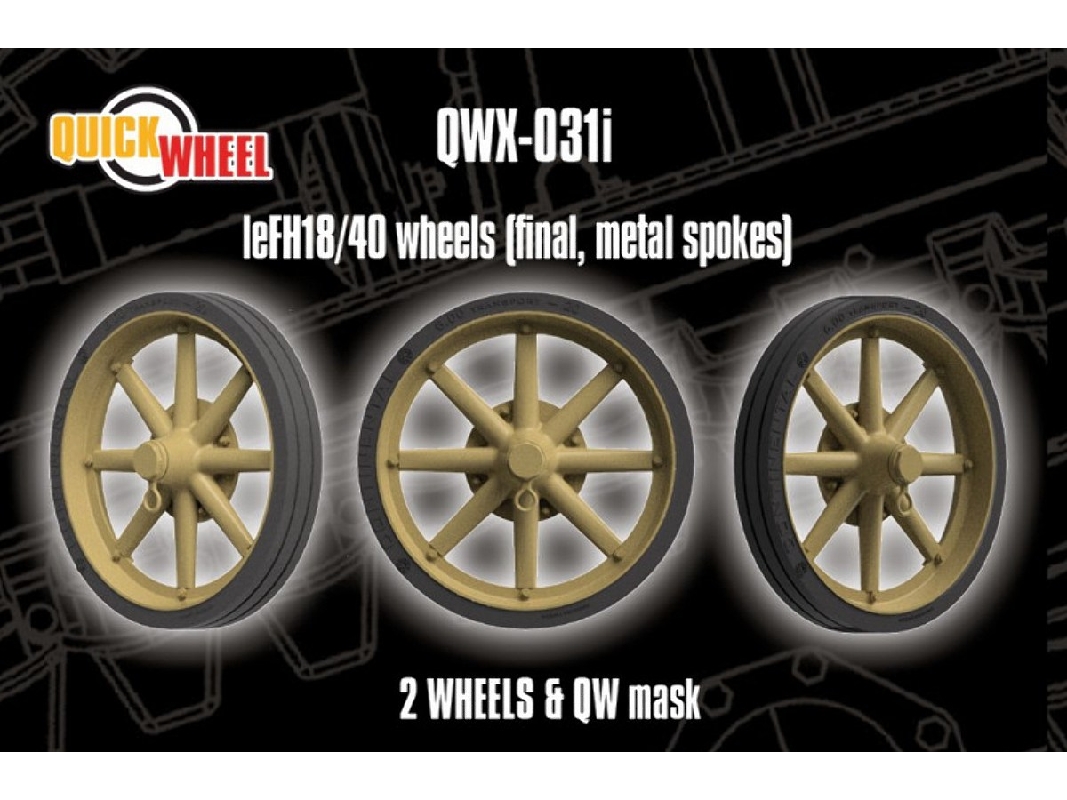 Lefh 18/40 - Wheels (Final, Metal Spokes) - zdjęcie 1