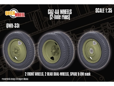 Gaz-aa - Wheels (2-hole Rims) - zdjęcie 1