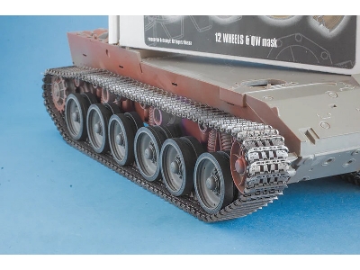 Puma, Nagmachon And Nagmashot (Centurion Type) - Corrected Road Wheels 12 Wheels & Qw Mask (For Hobby Boss Kits) - zdjęcie 4