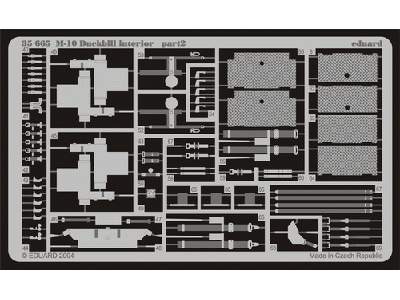  M-10 Duckbill interior 1/35 - Academy Minicraft - blaszki - zdjęcie 3