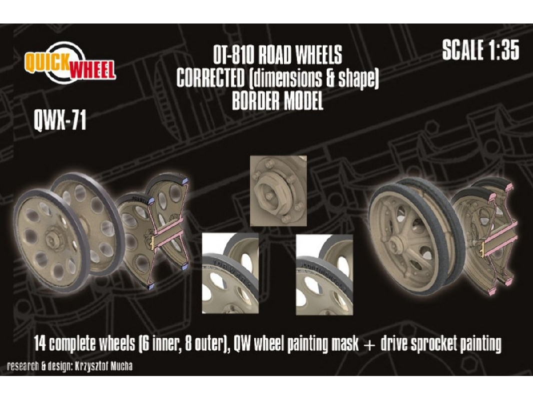 Ot-810 - Corrected Road WheelsÂ (For Border Kits) - zdjÄ™cie 1