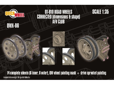 Ot-810 - Corrected Road Wheels (For Afv Club Kits) - zdjęcie 1