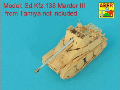 Lufa do niemieckiego niszczyciela czołgów Marder III, 76,2mm Pak36(r) - zdjęcie 3