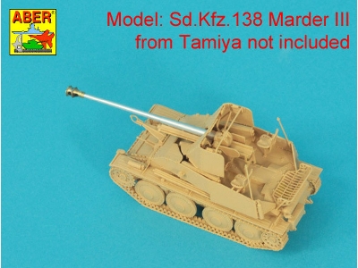 Lufa do niemieckiego niszczyciela czołgów Marder III, 76,2mm Pak36(r) - zdjęcie 4