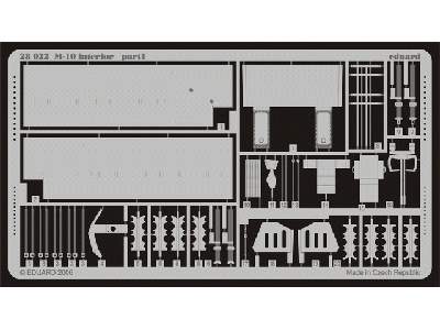  M-10 interior 1/48 - Tamiya - blaszki - zdjęcie 2