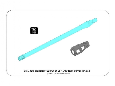Lufa 122 mm D-25T L/43 do radzieckiego czołgu IS-3 - zdjęcie 10