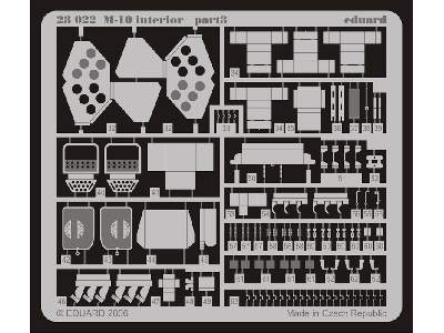  M-10 interior 1/48 - Tamiya - blaszki - zdjęcie 4