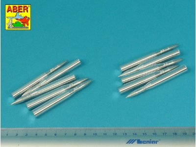 Zestaw 10 pocisków 8,8 cm do: Jagpantery, Nashorna, Tigera II - zdjęcie 2