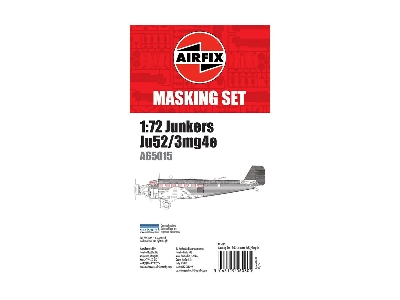 Junkers Ju-52/3mg4e - Masking Set (For Airfix Kits) - zdjęcie 1