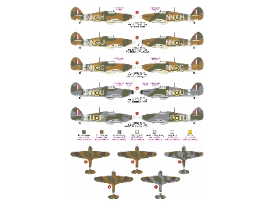 Hawker Hurricane Mk.Iia - Masks (For Mn-hobby 32mn001 Kit) - zdjęcie 2