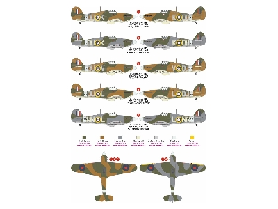 Hawker Hurricane Mk.Iib - Masks (For Mn-hobby 32mn002 Kit) - zdjęcie 2