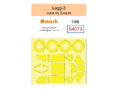 Lagg-3 - Mask Set (For Zvezda Kits) - zdjęcie 1