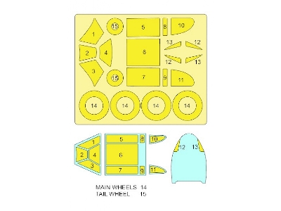 Lagg-3 - Mask Set (For Zvezda Kits) - zdjęcie 2