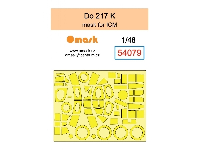 Dornier Do-217 K - Mask Set (For Icm Kits) - zdjęcie 1