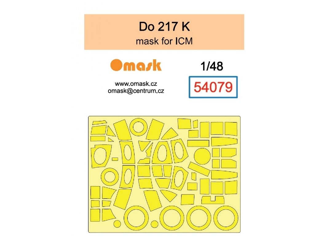 Dornier Do-217 K - Mask Set (For Icm Kits) - zdjęcie 1