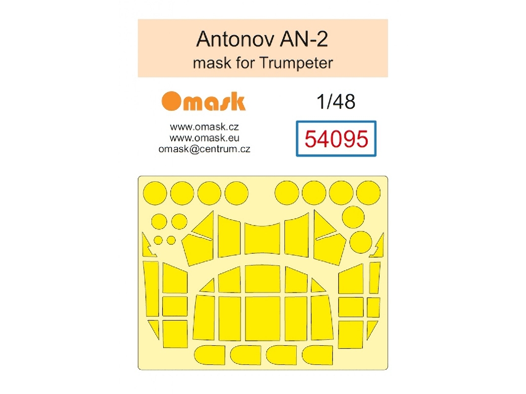 Antonov An-2 - Mask Set (For Trumpeter Kits) - zdjęcie 1