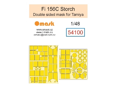Fieseler Fi 156 C Storch - Double Sided Mask Set (For Tamiya Kits) - zdjęcie 1