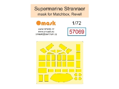 Supermarine Stranraer - Mask Set (For Matchbox And Revell Kits) - zdjęcie 1