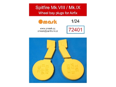 Supermarine Spitfire Mk. Viii / Mk. Ix - Wheel Bay Plugs (For Airfix Kits) - zdjęcie 1