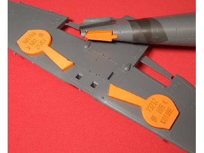 Messerschmitt Bf-109 K - Wheel Bay Plugs (For Kotare Kits) - zdjęcie 2