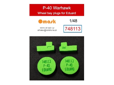 Curtiss P-40 Warhawk - Wheel Bay Plugs (For Eduard Kits) - zdjęcie 1