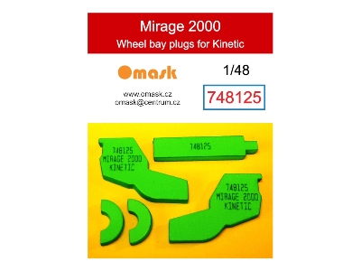 Dassault Mirage 2000 - Wheel Bay Plugs (For Kinetic Kits) - zdjęcie 1
