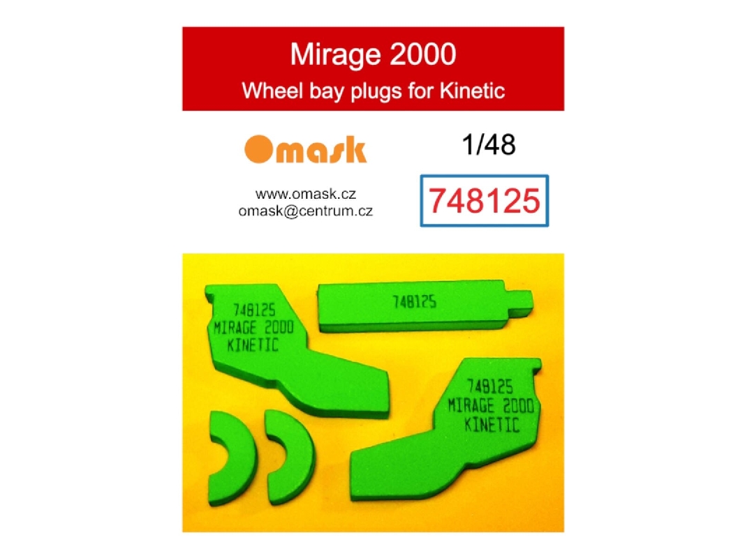 Dassault Mirage 2000 - Wheel Bay Plugs (For Kinetic Kits) - zdjęcie 1