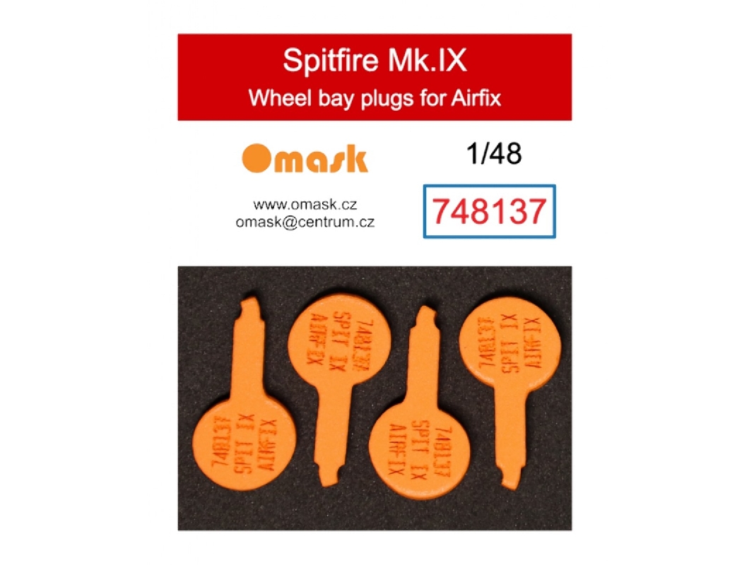 Supermarine Spitfire Mk.Ix - Wheel Bay Plugs (For Airfix - zdjęcie 1