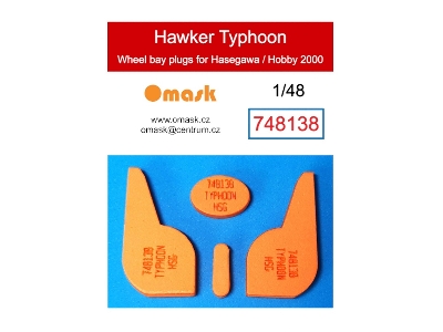 Hawker Typhoon - Wheel Bay Plugs (For Hasegawa And Hobby 2000 Kits) - zdjęcie 1