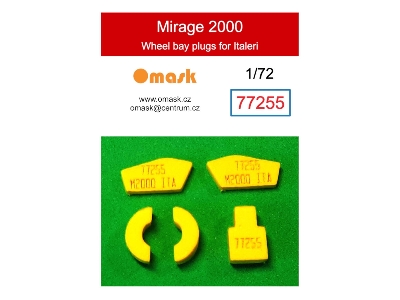 Dasasault Mirage 2000 - Wheel Bay Plugs (For Italeri Kits) - zdjęcie 1