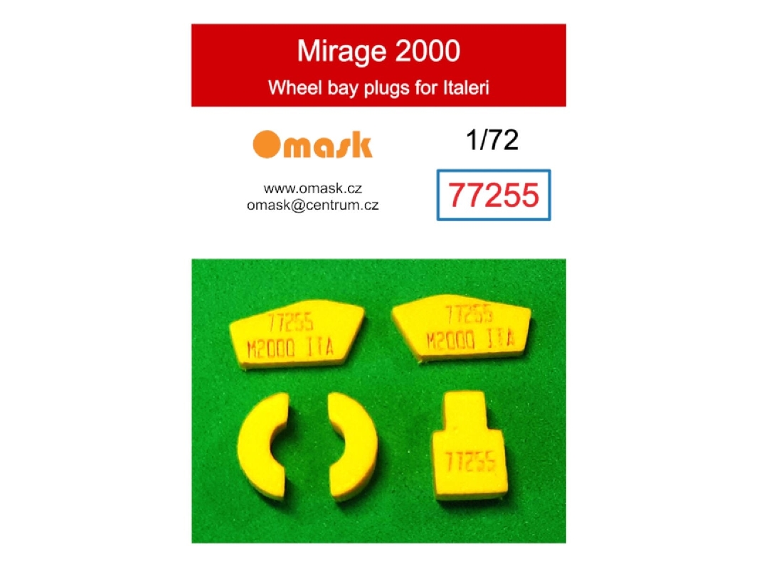 Dasasault Mirage 2000 - Wheel Bay Plugs (For Italeri Kits) - zdjęcie 1