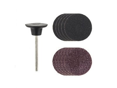 Rubber Pad & 5 Coarse / 5 Fine Discs - zdjęcie 1