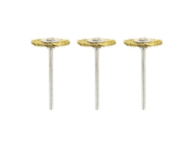 Brass Wheel Brushes (3 Pcs) - zdjęcie 1