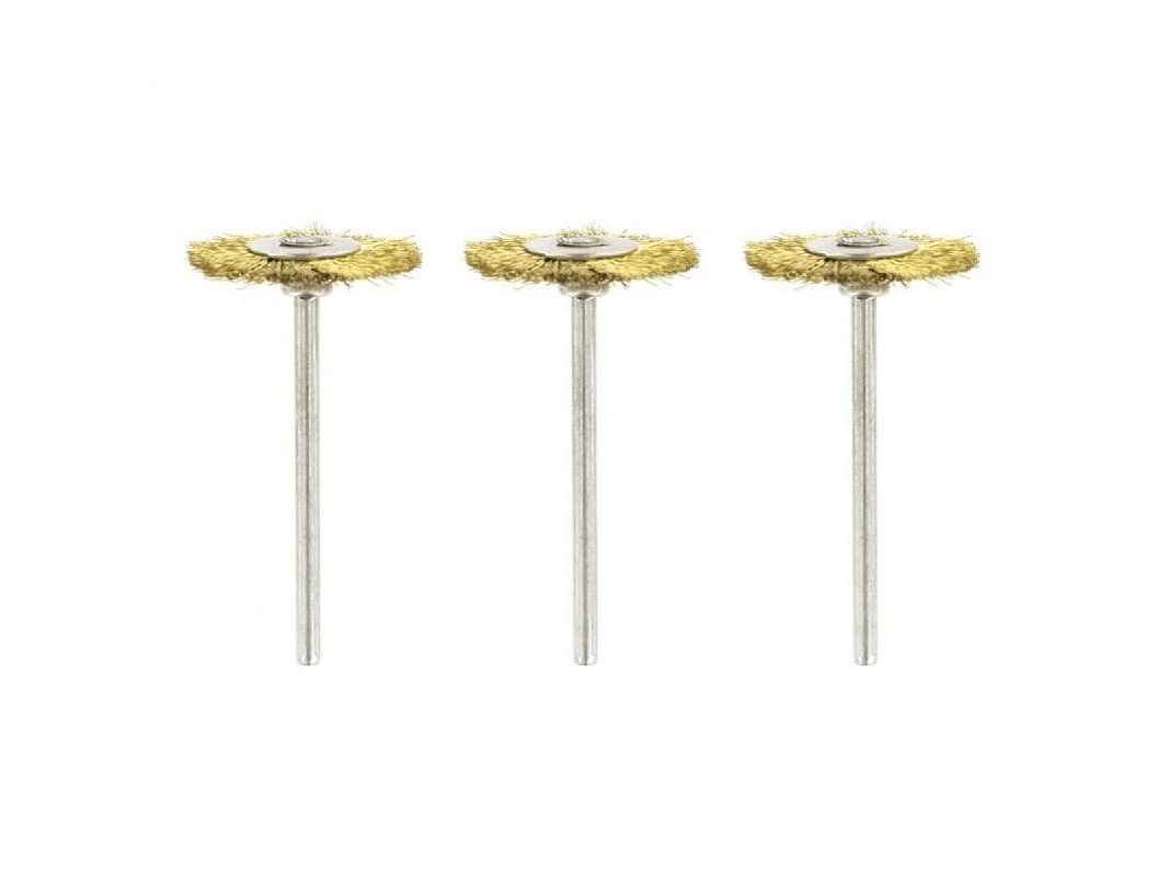 Brass Wheel Brushes (3 Pcs) - zdjęcie 1