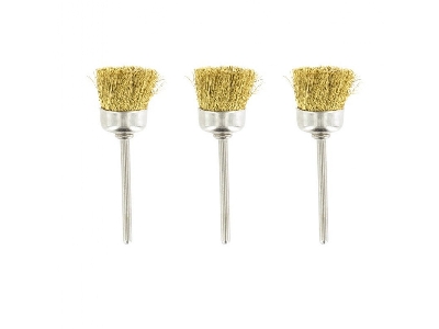 Brass Cup Brushes (3 Pcs) - zdjęcie 1
