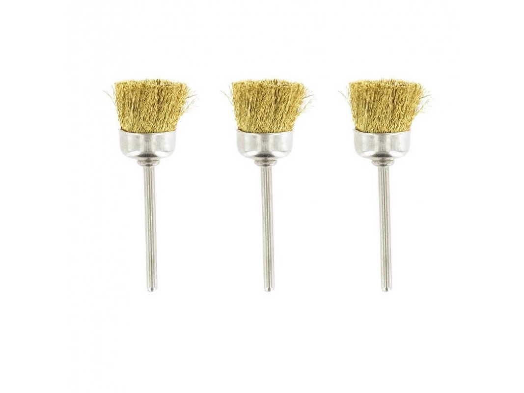 Brass Cup Brushes (3 Pcs) - zdjęcie 1