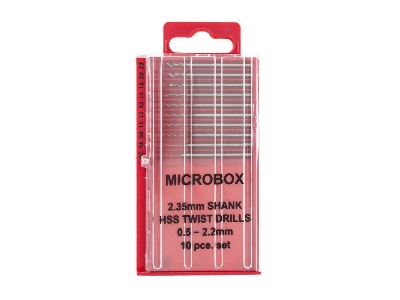 Microbox Drill Set 0,5 - 2,2 Mm (10 Pcs) - zdjęcie 1