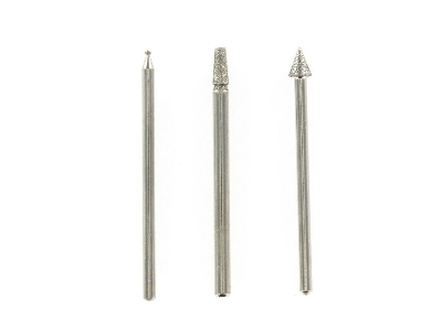 Diamond Burrs (Round) (3 Pcs) - zdjęcie 1