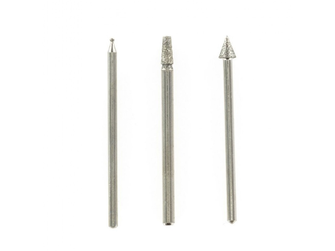 Diamond Burrs (Round) (3 Pcs) - zdjęcie 1