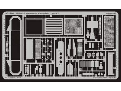  M-1025 exterior 1/35 - Academy Minicraft - blaszki - zdjęcie 1