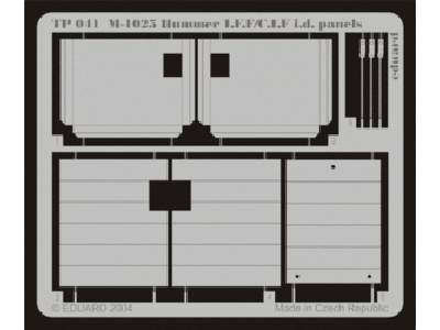 M-1025 I. F.F. /C. I.F.  i. d. panels 1/35 - Academy Minicraft  - zdjęcie 1