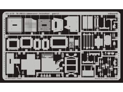  M-1025 interior 1/35 - Academy Minicraft - blaszki - zdjęcie 1