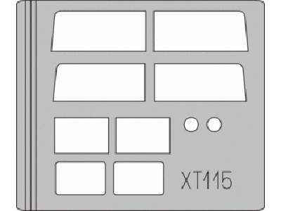  M-1025 masks 1/35 - Academy Minicraft - maski - zdjęcie 1