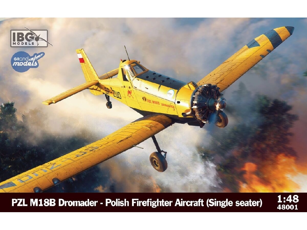 Pzl M18 B Dromader - Polish Firefigter Aircraft (Single Seater) - zdjęcie 1