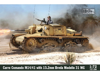 Carro Comando M14/41 With 13.2 Mm Breda Modello 31 Mg - zdjęcie 1