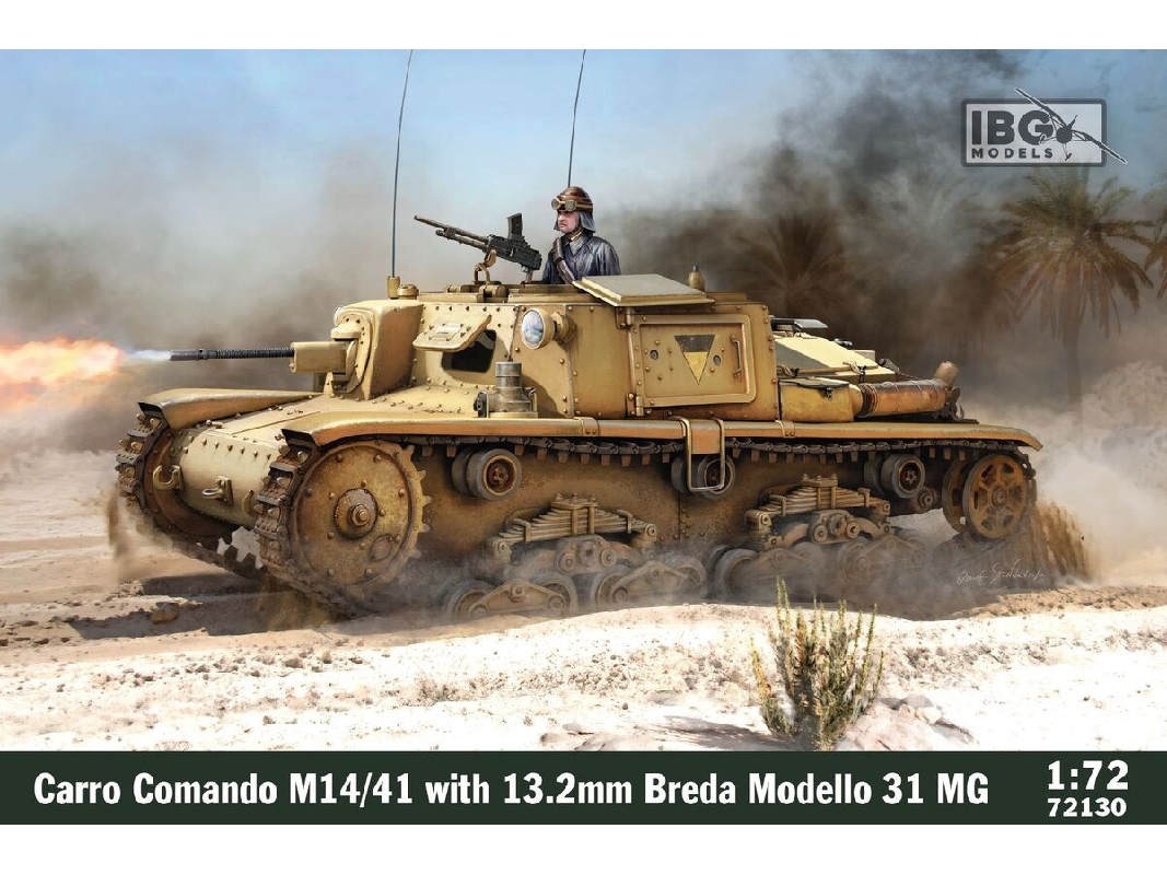 Carro Comando M14/41 With 13.2 Mm Breda Modello 31 Mg - zdjęcie 1