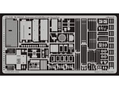  M-106A1 Armoured S. P.Mortar interior 1/35 - Tamiya - blaszki - zdjęcie 1