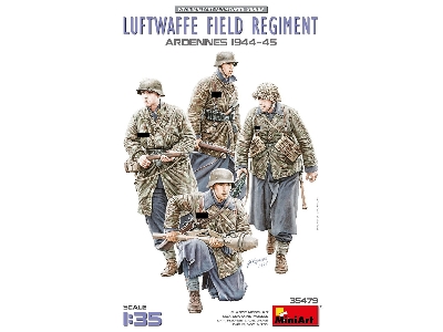 Luftwaffe Field Regiment - Ardennes 1944-1945 (4 Figures) - zdjęcie 1